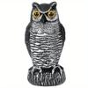 Realistic Bird Repeller Owl Decoy Scarecrow Scares Birds Owl Garden OutdoorProtection Repellent Pest Control Scarecrow
