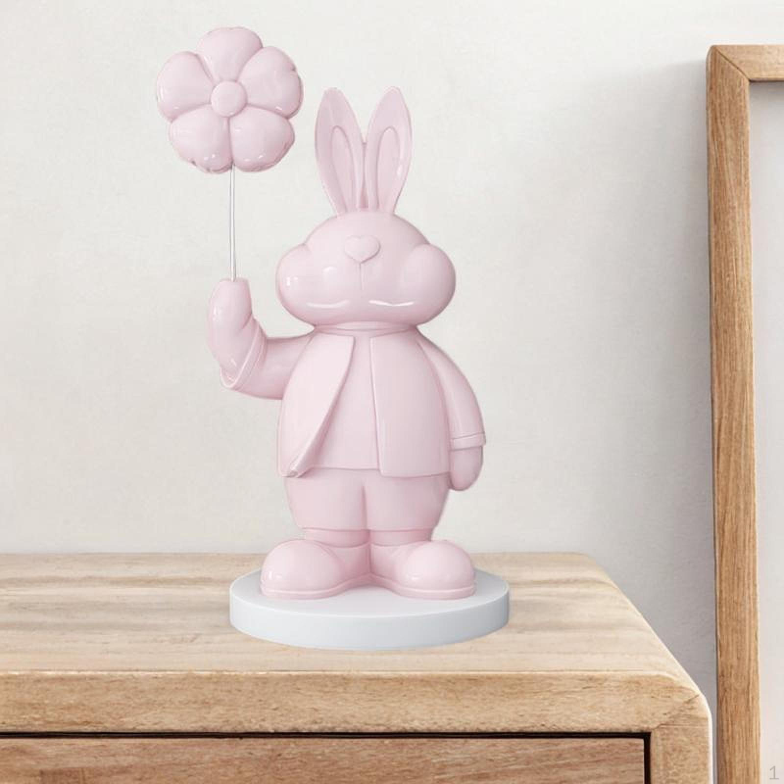 

Статуя кролика, коллекция скульптур милых кроликов, креативная фигурка кролика, настольная фигурка для кофе