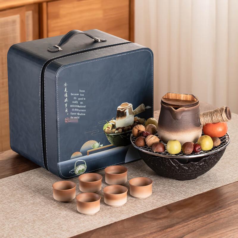 Ceramic Indoor Stovetop Tea Warmer Set