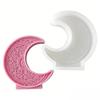 Flexible Sturdy Silicone Mould Fashion Accessory for Making Unique Moon Shaped Candle and Home Decorations