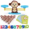 Montessori Math Toy Digital Monkey Balance Scale Educational Math Scale Number Board Game Kids Learning Toys