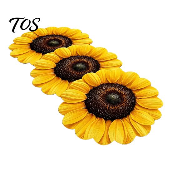 Anti-slip Mats for Bathroom Flowers Rug, Diatomaceous Earth Bath Mat, Super Absorbent Non-slip Water Bedside Rugs Floral Rose Sunflower Mat