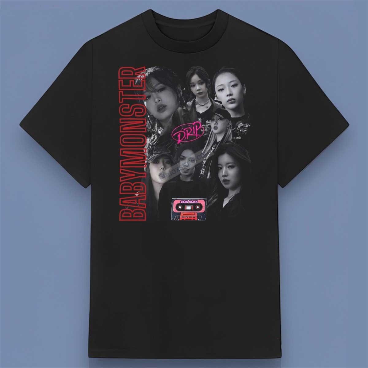 Babymonster Drip World Tour 2026 Shirt Gift for Fans All Size S-4XL S