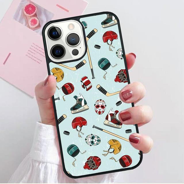 Ice Hockey Rink Coque Shell For iPhone 17 Air 15 16 14 13 12 Pro Max 11 Pro Max Plus Phone Case Cover