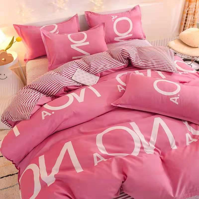 Bettwäsche-Sets, Bettbezug aus Baumwolle, für Einzelbett, Doppelbett, Queen-Size-Bett, Bettdecke/Bettbezug, Leinen-Set
