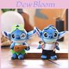 Stitch Plush Keychain With Pineapple And Flower Shirt Design For Bags And Keys