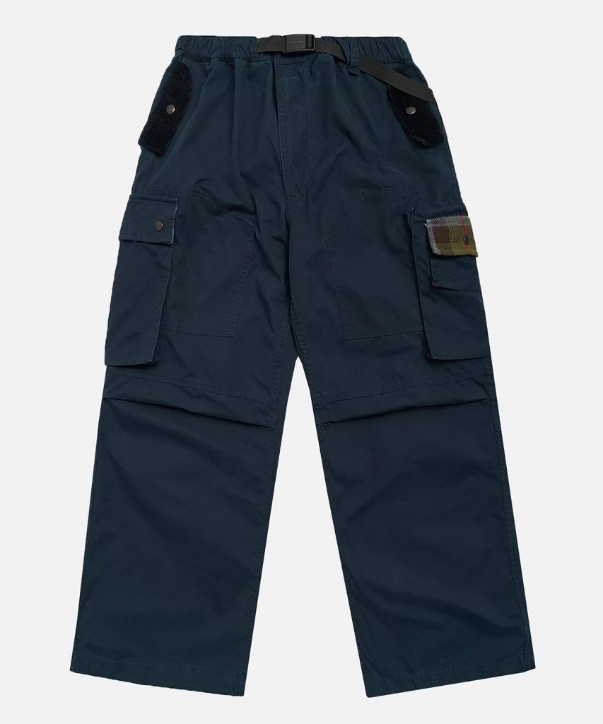 Mideueobdeiteu Wide Fit Webbing Belt Cargo Pants_2Color