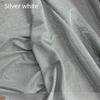 Stretch Knitted Fabric with Glitter By Meters for Clothing Wedding Dresses Sewing Plain Drape Soft Textile Needlework Black Blue