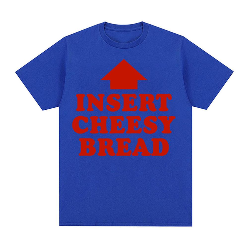 Tricou Grafic Meme Vintage Amuzant Insert Cheesy Bread Bărbați Femei Modă Tricouri cu Mânecă Scurtă Bumbac Confort Tricouri Supradimensionate