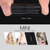 Mini Portable USB Rechargeable LED Flashlight Lamp Keychain Pocket Torch Light (Black)