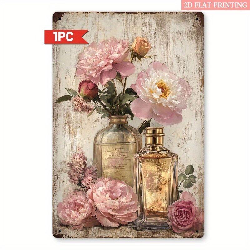 Retro Metal Tin Sign Farmhouse Wall Art Living Room Balcony Decor