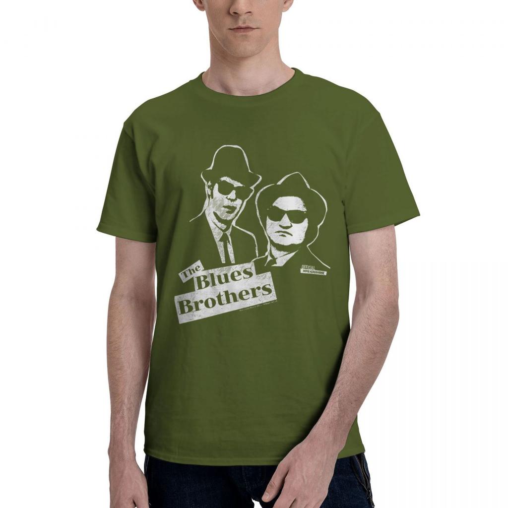 The Blues Brothers Bros Movie 100 Cotton Casual Breathable Confortable Shirt Mens Clothing Deals Mens Tops