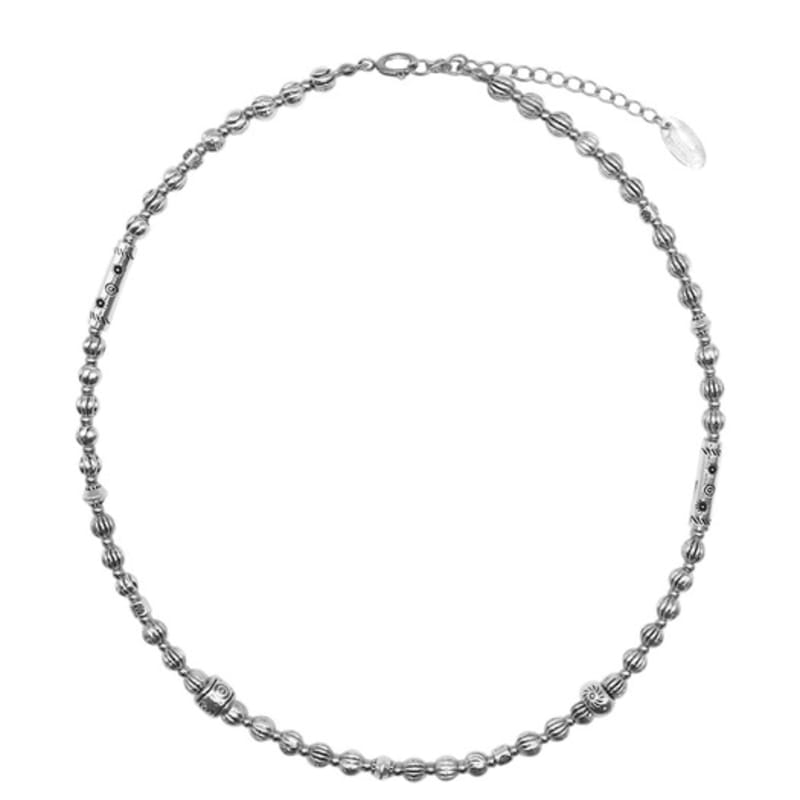 821WEBSERVICE Line Ball Necklace