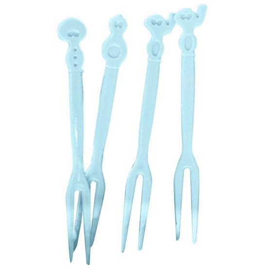 50Pcs/Set Bento Stick Non-slip Decorative Lightweight Useful Dessert Food Fruit Pick for Shop