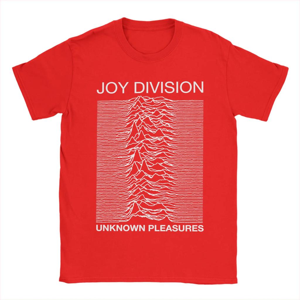Camiseta Masculina Joy Division Unknown Pleasures 100% Algodão Roupas Novidade Manga Curta Gola Redonda Camisetas Estampadas