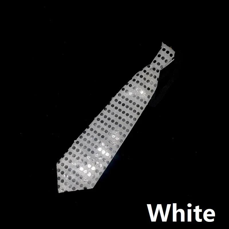 LED luminous tie, glitter sequined luminous tie, concert atmosphere props