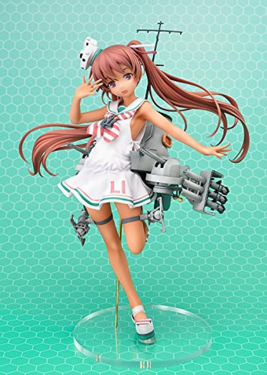 Kantai Collection Libeccio Scale Complete Figure Through Mail Order Via Hobby Japan Monthly Magazine June July 2017 and Select -KanColle- (Regular