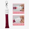 Practical Donut Silicone Keychain Cap Accessories Portable Durable Holder Keychain Compatible For Lipgloss Storage And Balm Cap