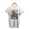 Vintage Landscape T Shirt Retro Sunset Boho Mountain Vintage Washed Unisex Breathable Casual Graphic Versatile Stylish