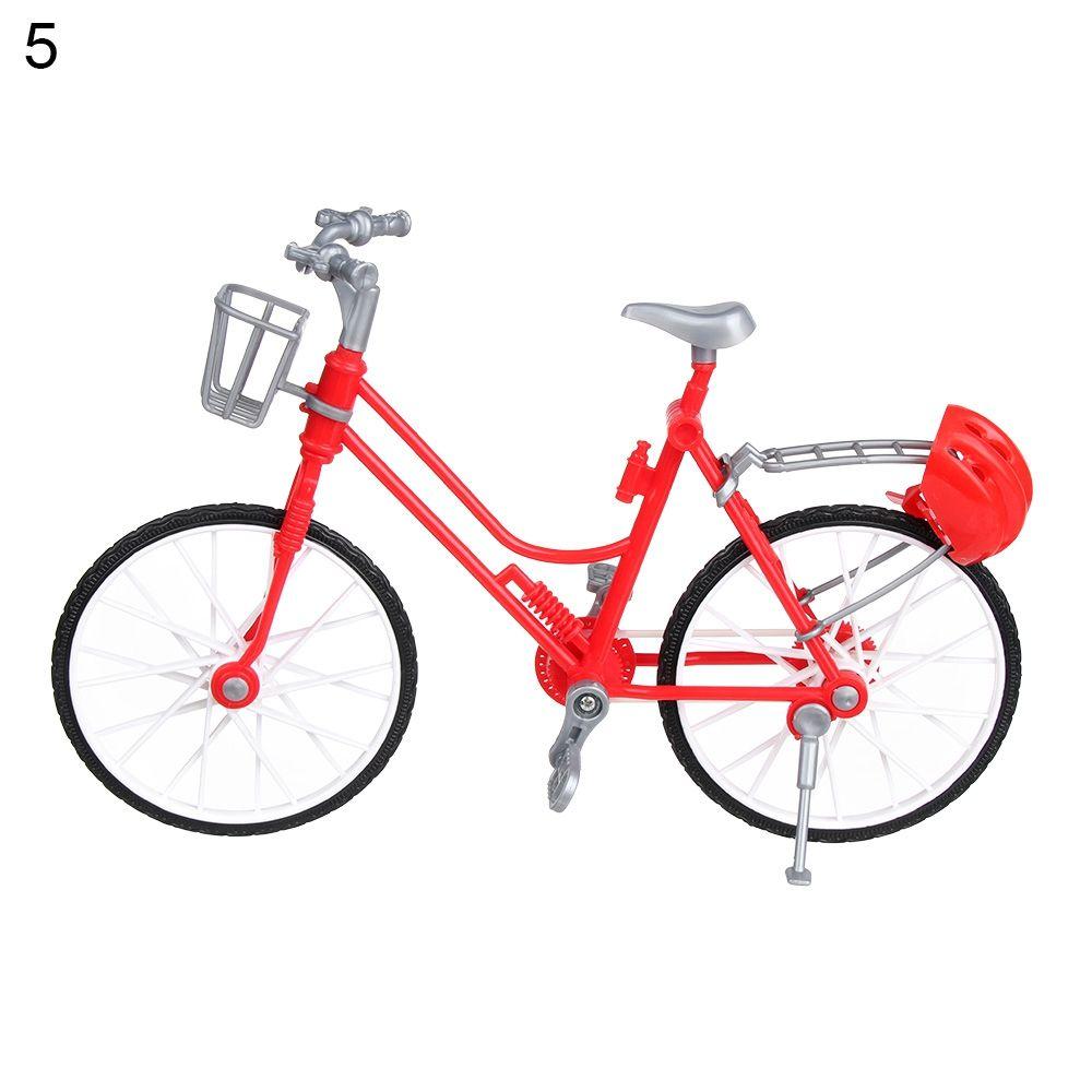 Pink Green Kids Gift Toys Dollhouse Outdoor Sports Toy Doll Accessories Plastic Bike Doll Bicycle