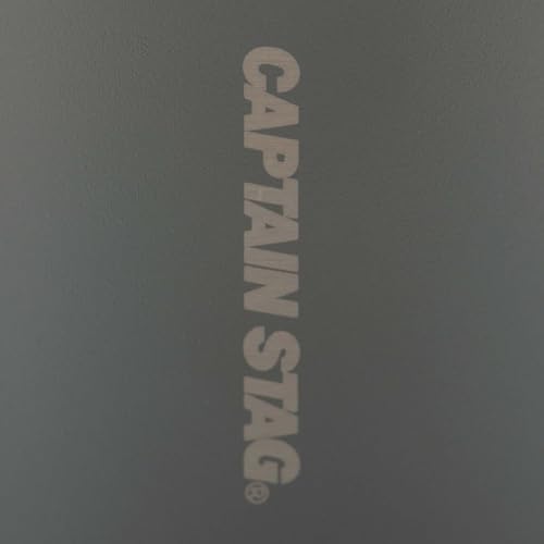 Captain Stag HD One-Touch Sports Bottle, 600ml, Gray, UY-7097, Double Stainless Steel, Vacuum Insulated, Keeps Hot or Cold