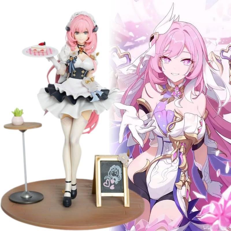 Elysia Impact Honkai Figurine Game Cartoon Model Toys Statuary Gifts Christmas
