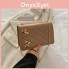 Stylish Mini Shoulder Bag Elegant Quilted Chain Crossbody Purse For Women In Black White Khaki And Rose Pink