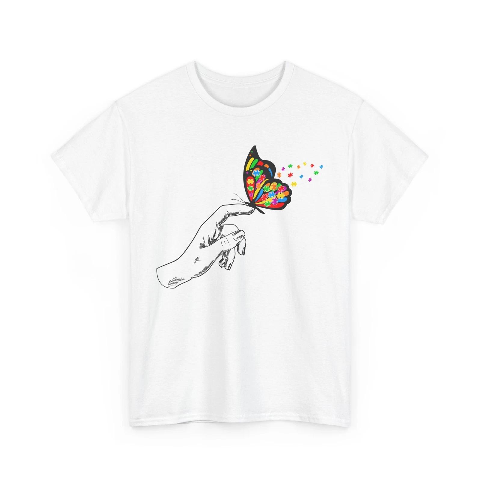Butterfly Print T-Shirt for Women and Men | Trendy Casual Fashion Graphic Tee S