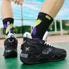 New basketball shoes men low top breathable anti-slip actual combat training student sports shoes luminous friction sound