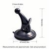 17mm/0.66in Ball Head Suction Cup Mount Holder Bracket Support Windscreen Dashboard Fits for Car Phone Garmin GPS Navigator