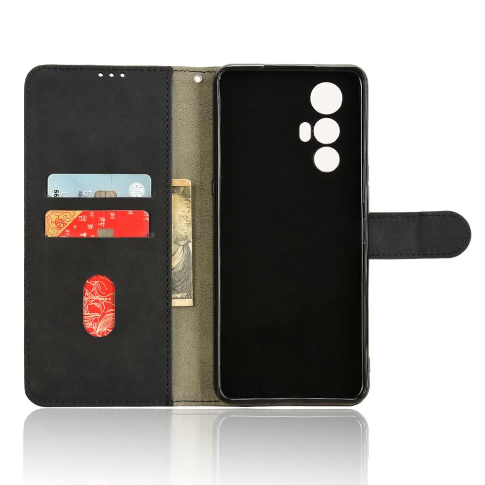 

For Cubot Max 5 Leather Case Skin Feel Anti Drop Wallet Flip Phone Cover Black