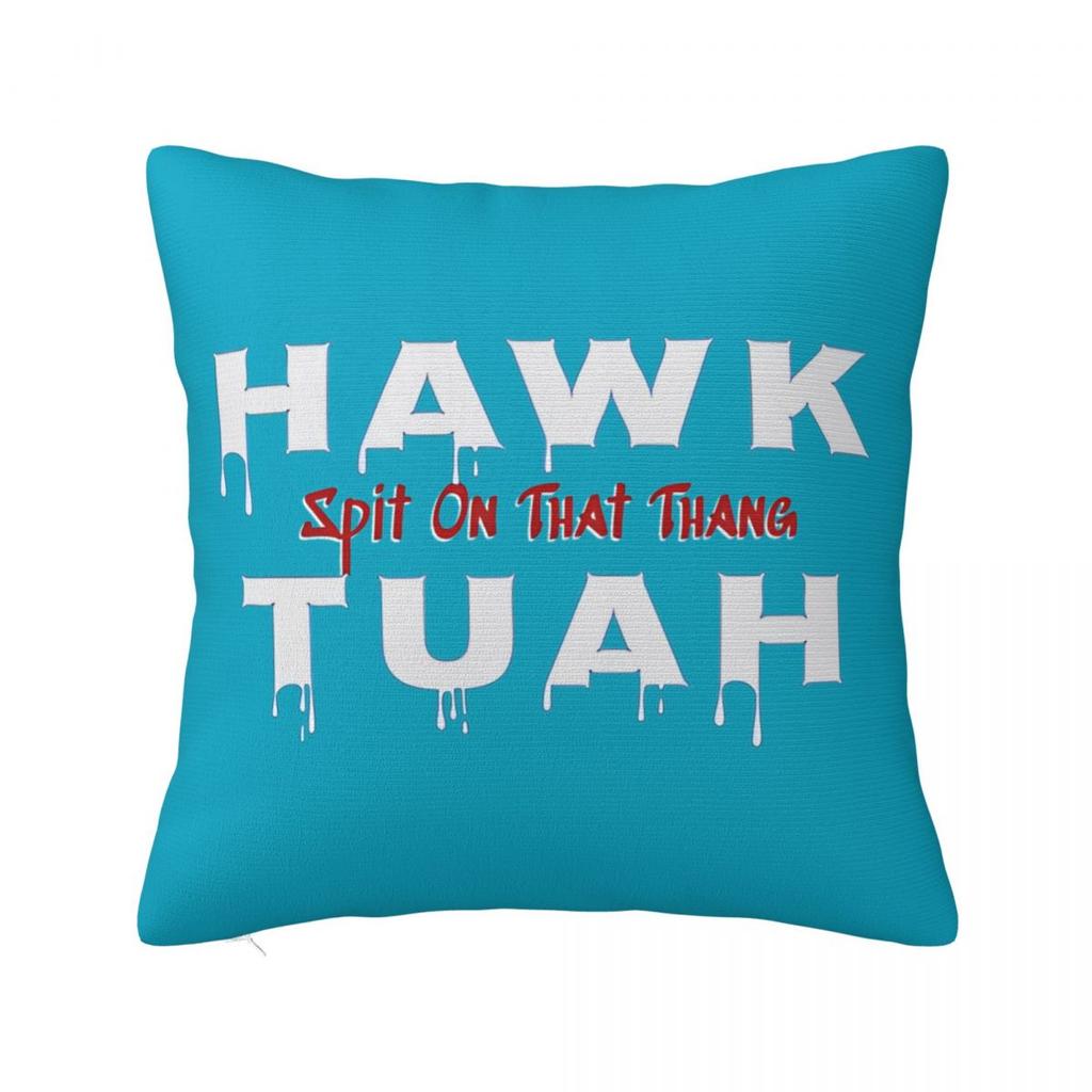Hawk Tuah 24 Square Pillow Covers Polyester Room Cushion Case Cool Throw Pillow Case 4545