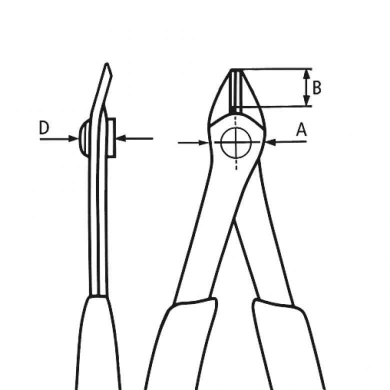 Super Knips Xl Side Cutting Pliers 140Mm - Kn 78 61 140