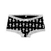 VIONA Mode Femme Emo Noir Décontracté Imprimé Mode Y2K Sexy Coupe Ajustée Polyvalent Taille Basse Gothique Hip-hop Street Short