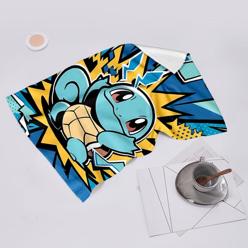 proof beach towel with Pokémon pattern - soft,absorbent,quick-drying,machine washable - perfect for swimming,camping,bathing