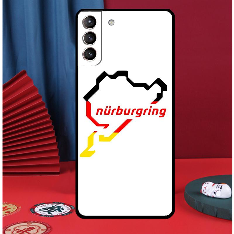 Motor Sport Nurburgring F1 Car Cover For Samsung Galaxy S20 FE S21 S22 S23 Ultra S8 S9 S10 Plus Note 10 20 Ultra Phone Case