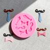 DIY Molds Bow Tie Beard Shape Silicone Molds for Cake Cookies Candy Fondant Chocolate Baking Tools Cake Decoration Accessories