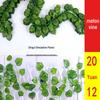 Artificial Watermelon & Grape Leaf Vine for Ceiling Decoration