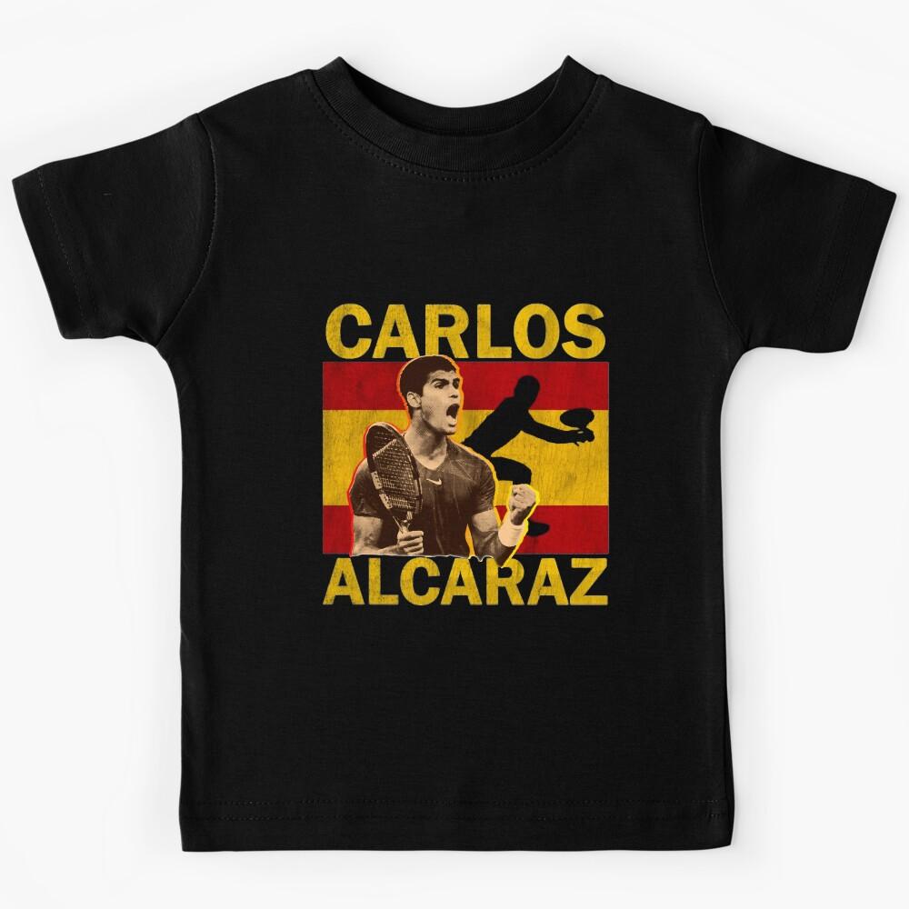 Carlos Alcaraz spain, carlos alcaraz,tennis,winner,champion,sport Kids T-Shirt 120