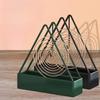 New 12×4×15cm Triangle Iron Mosquito Coil Tray Mosquito Repellent Incenses Rack Plate Summer Home Outdoor Camping Accessories &*