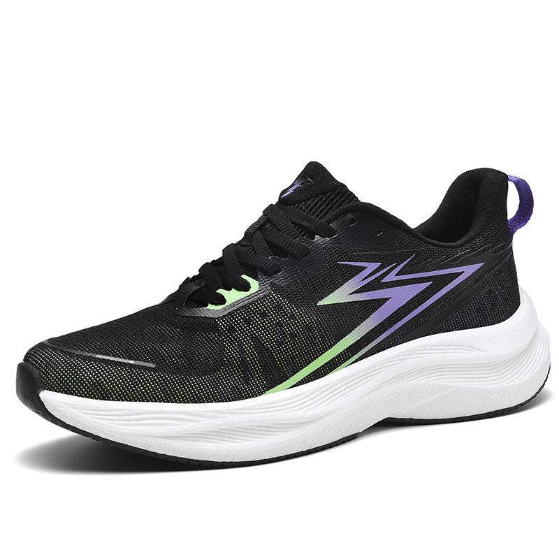 Herbst Popcorn Sport Laufschuhe ultraleicht Stoßdämpfung Rebound Mesh atmungsaktiv Paar Freizeitschuhe