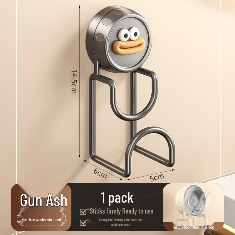 Creative No-Drill Suction Cup Hook Organizer for Bathroom & Kitchen