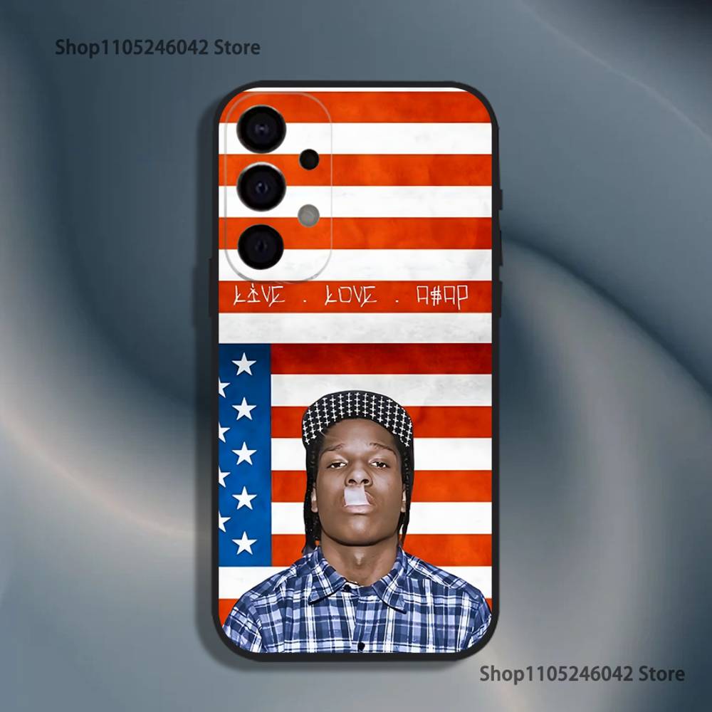 A-ASAP R-Rocky Rapper Handyhülle Für Samsung S26,S25,S24,S21,S22,S23,S30,Ultra,S20,Plus,Fe,Lite,5G Schwarze Abdeckung
