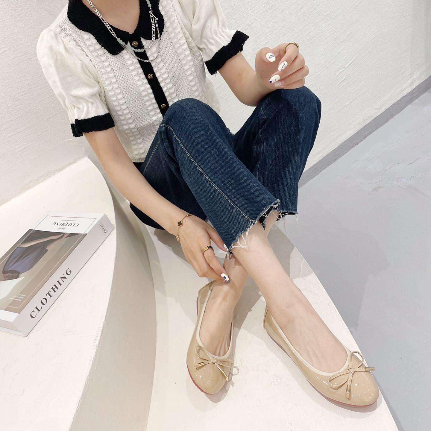 Одиночные туфли Женские туфли на плоской подошве Мягкая повседневная обувь большого — фото 13