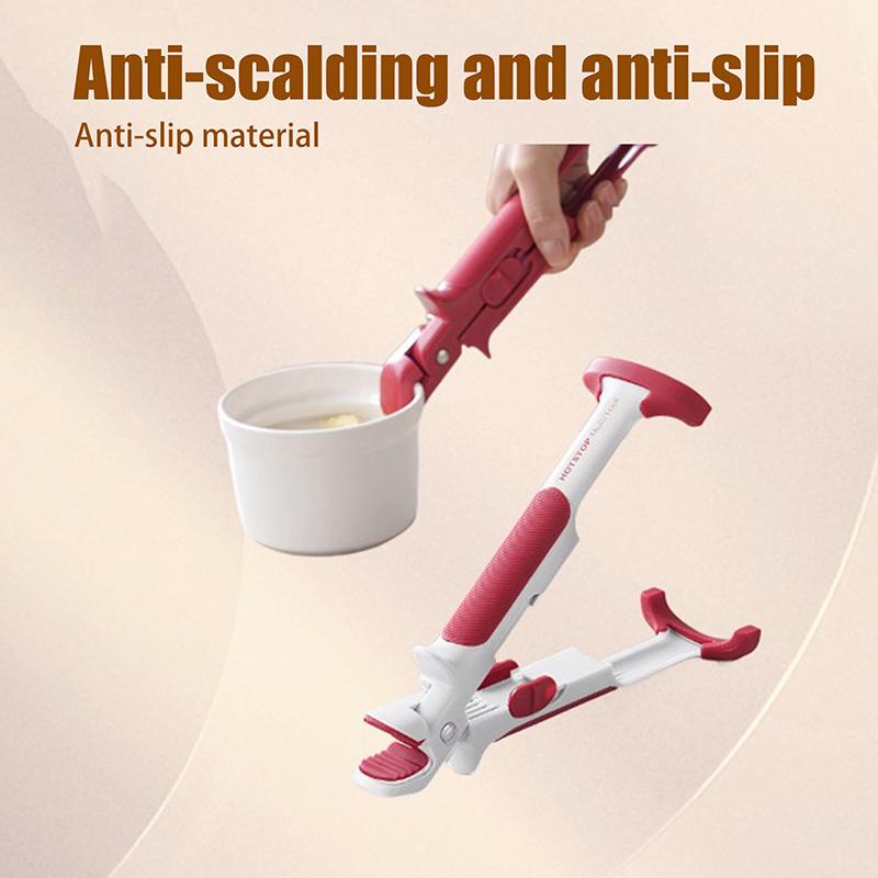 2 In 1 New Anti Scald Bowl & Plate Dish Pot Holder Clip Holder Silicon Clamp Anti-hot Clip Lifter Kitchen Oven Accessories Tools