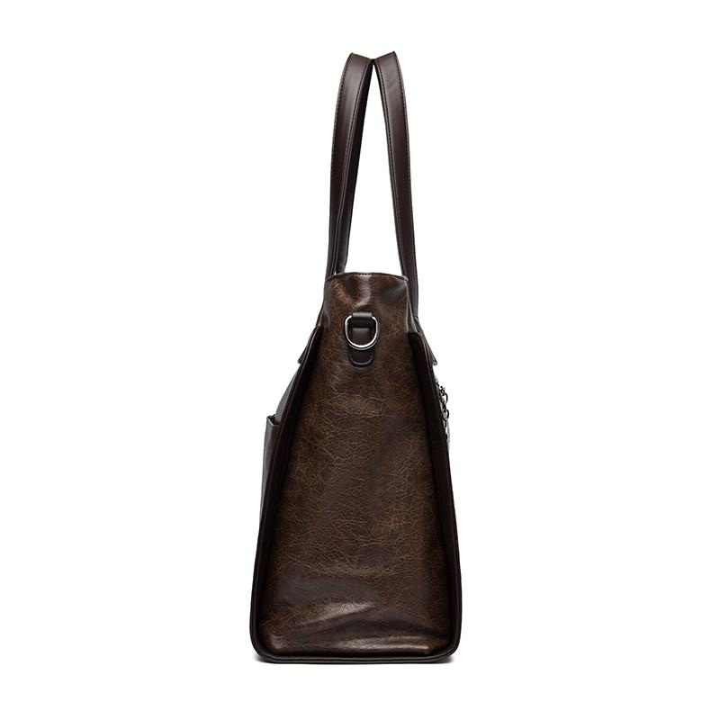 Retro Women Shoulder Bag New Large Capacity Handbags Soft Leather Crossbody Bag Ladies Bucket Bags