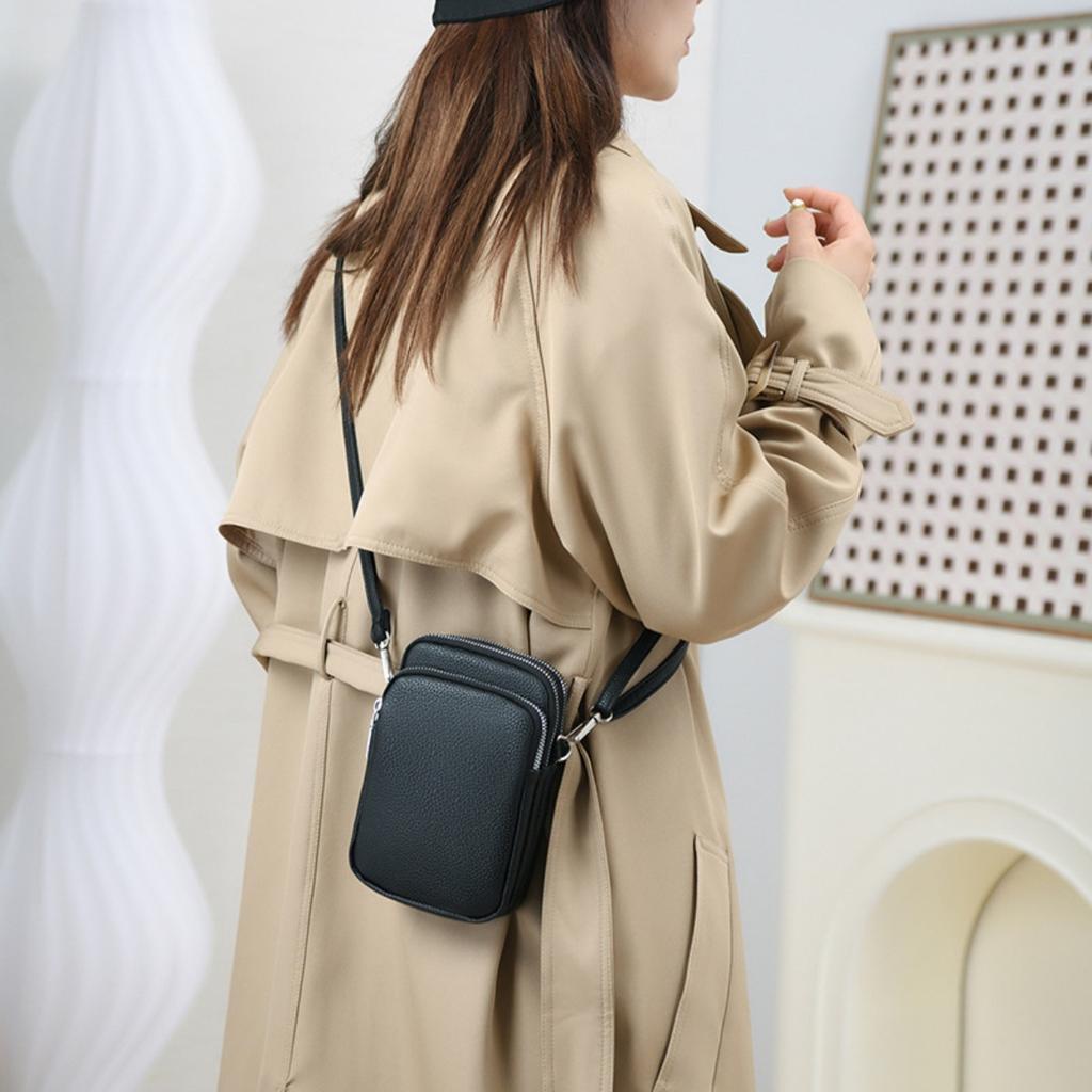 Soft Leather, Mobile Wallet, Women's Phone Bag, Shoulder Bag, Crossbody Bag