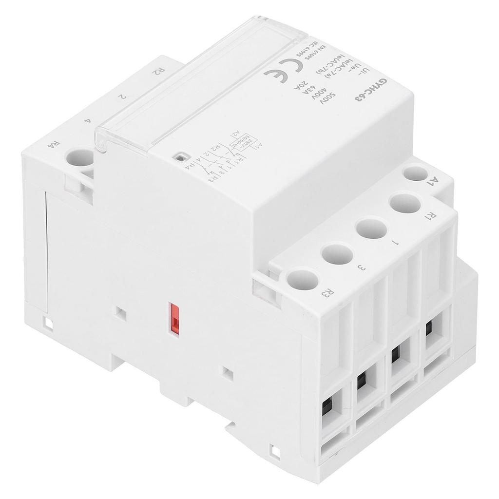 Modular Contactor Portable Durable Electronic Module 50Hz 4P GYHC?63 2NO 2NC 230V