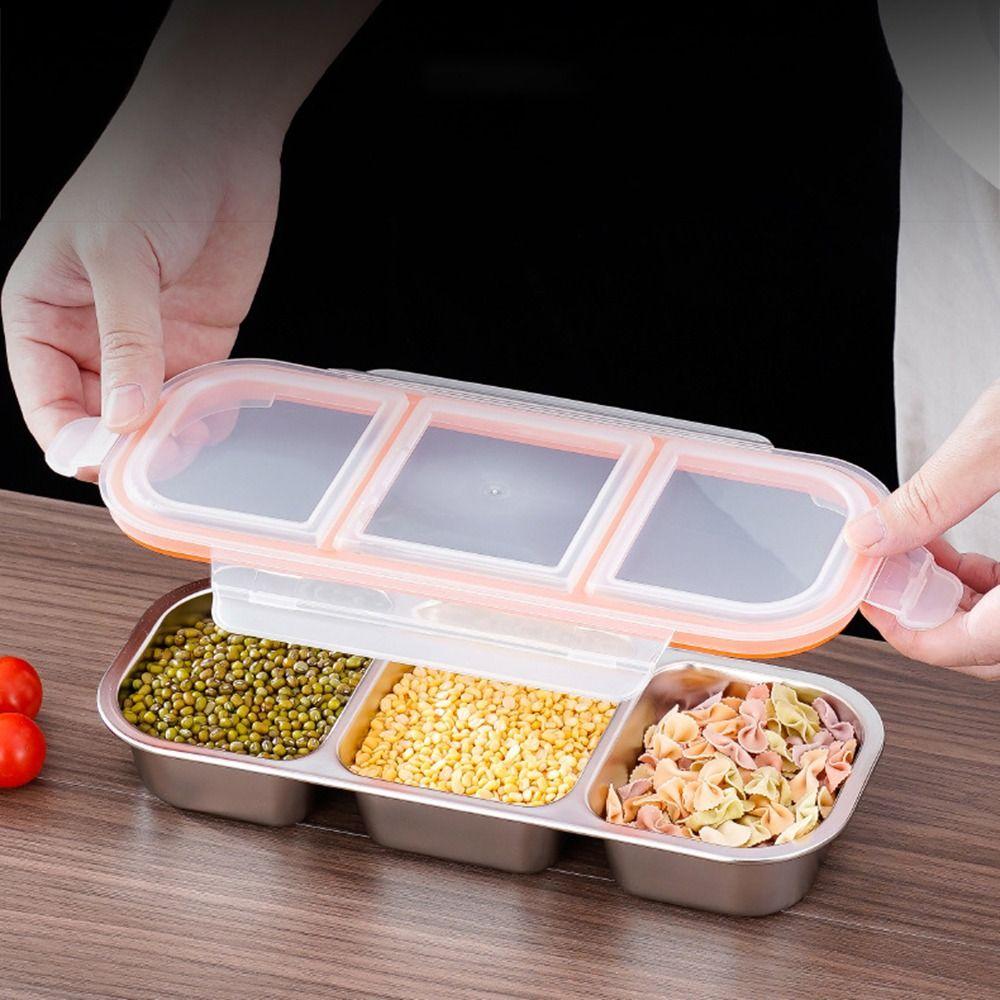 Leak-proof Food Storage Container Fresh-keeping Fruit Food Fresh Box Reusable Snack Box  Camping