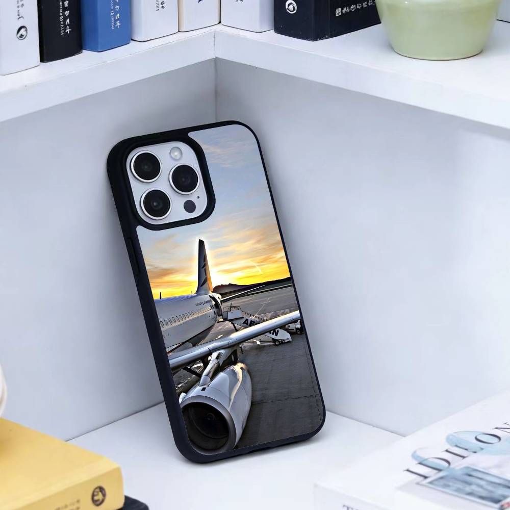 Airplane  Phone Case For iPhone 17,16,15,14,13,Pro,Max,Plus,Magnetic For Magsafe Wireless Charging